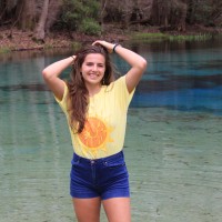 woman female awesome sun water river tee atb6293