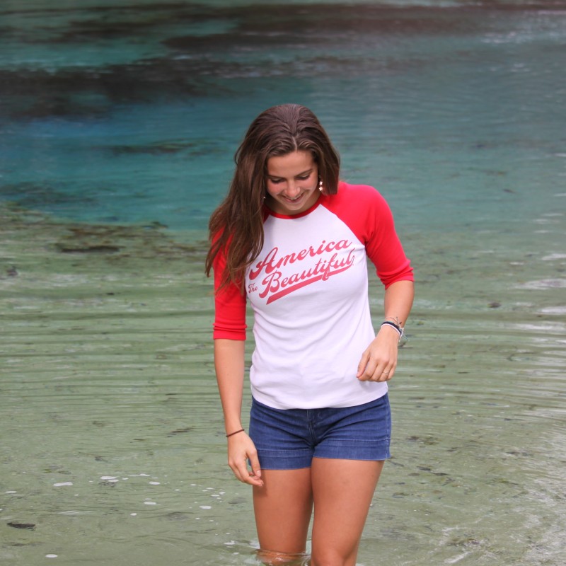 woman female raglan red atb6509