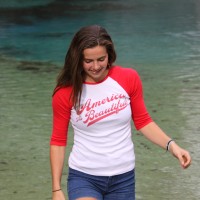 woman female raglan red atb6526