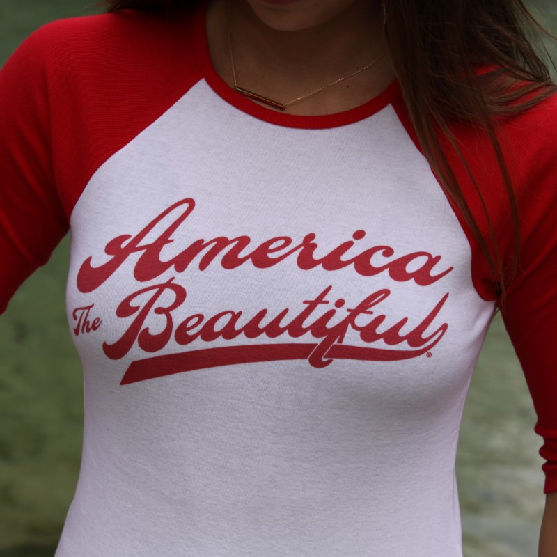 woman female raglan red atb6538
