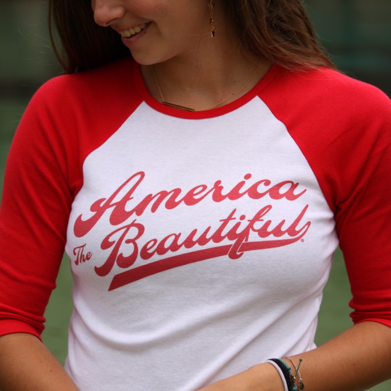 woman female raglan red atb6543