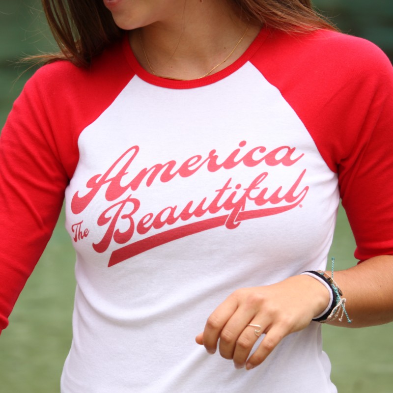 woman female raglan red atb6545
